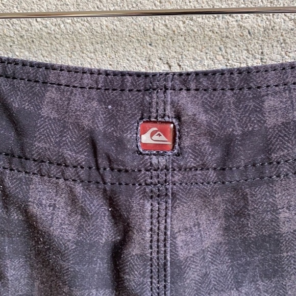 Quiksilver Neo Fly Boardshorts Black Plaid - Picture 7 of 12